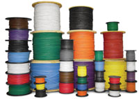 Arctic Ultraflex Blue single conductor wire is available in spooled lengths of 100 and 500 feet as well as in bulk.