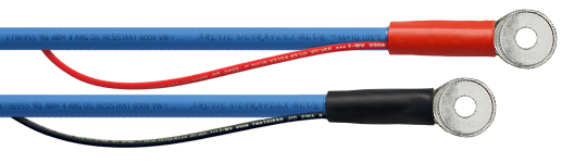 Arctic Ultraflex Blue 4 Gauge Side Mount Battery Cables with Lead