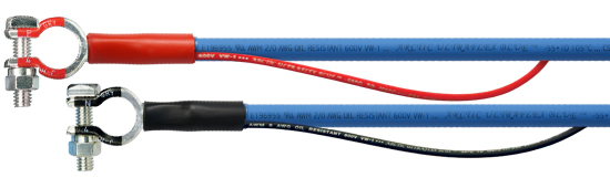 Arctic Ultraflex Blue 4 Gauge Top Mount Battery Cables with Lead