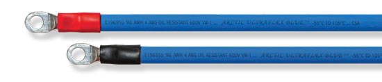 Arctic Ultraflex Blue 2/0 Gauge Top Mount Battery Cables